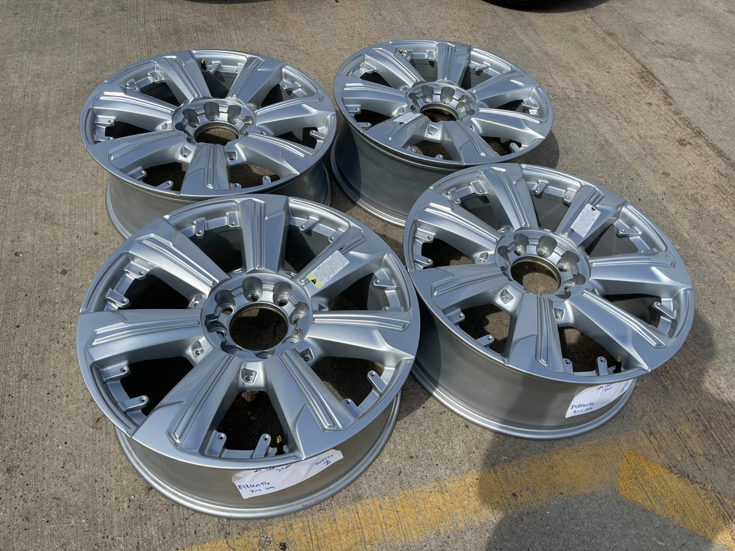 24" Cadillac Escalade IQ EV OEM 8x165 wheels rims Hummer 2500 2024 2025 2026 NEW