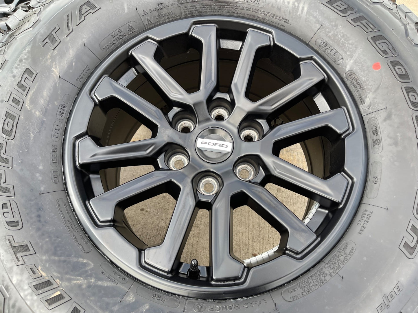 17" Ford F-150 Raptor OEM 10611 rims wheels Bronco 2024 2025 2026 BFG 35" NEW