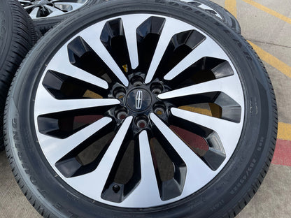 22" Lincoln Navigator L OEM 95385 10498 rims wheels 2022 2023 2024 2025 2026 NEW