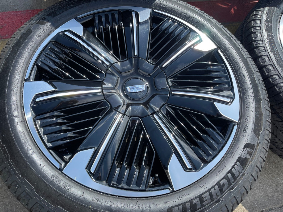 24" Cadillac Escalade IQ EV OEM 4893 wheels rims Hummer 2025 2026 2027 SET