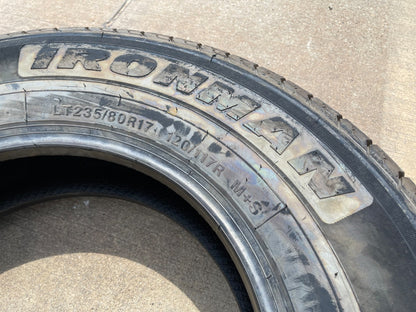 (1) 245/75/17 Ironman All Country CHT tire 245/75R17 M+S 120R LT 10 ply LRE NEW