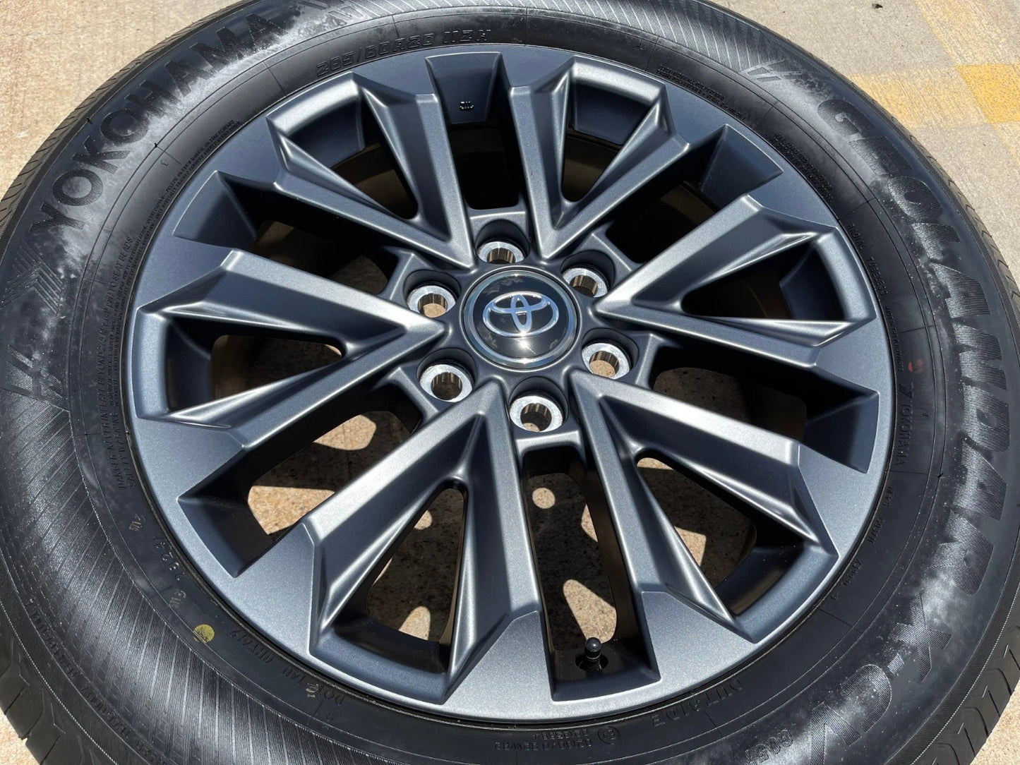 (1) 20" Toyota Land Cruiser OEM wheel rim Tundra Sequoia 2024 2025 2026 NEW