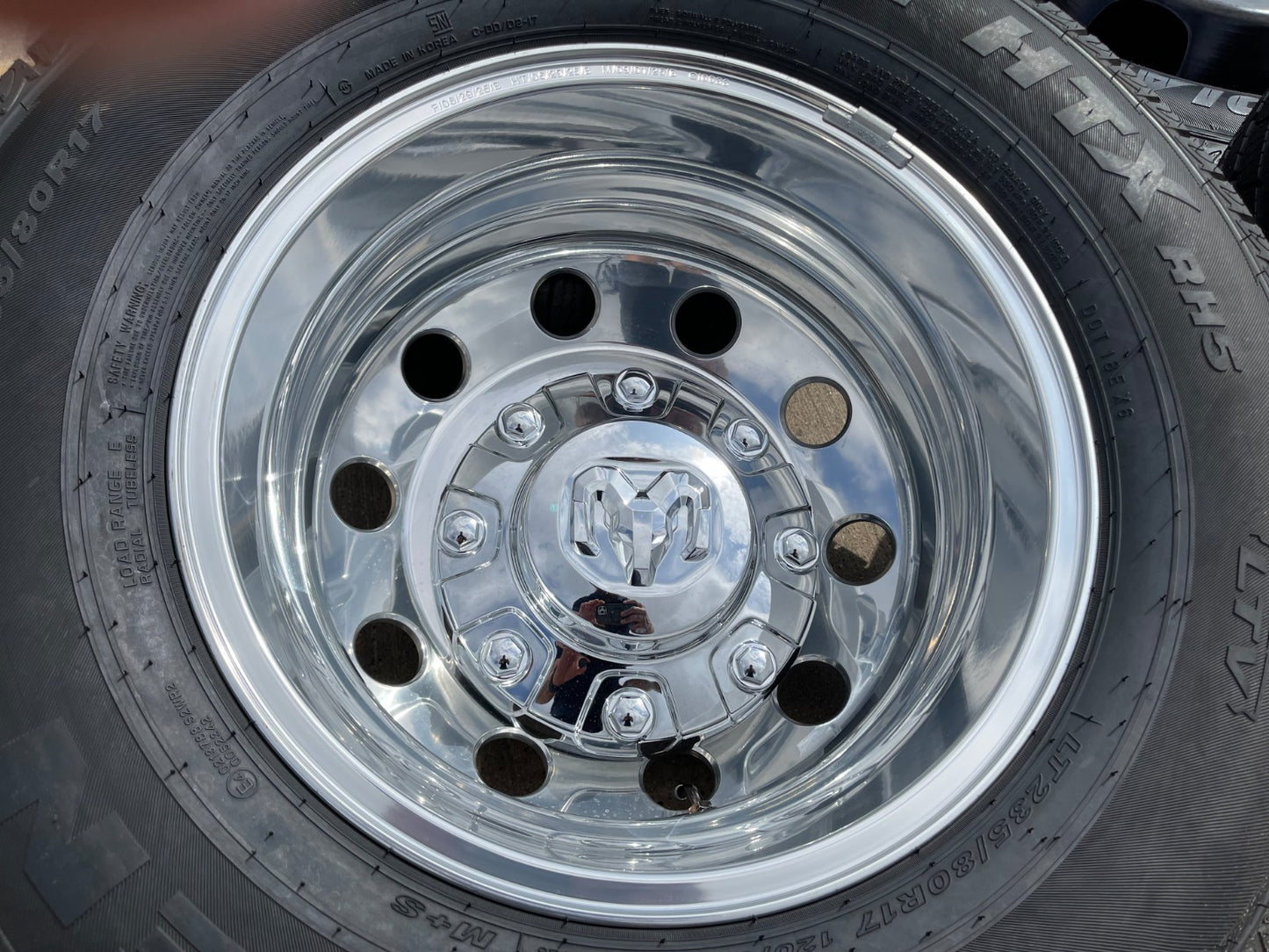 17" Dodge Ram 3500 Dually Laramie 8x200 wheels rims 2701 2702 OEM NEXEN NEW