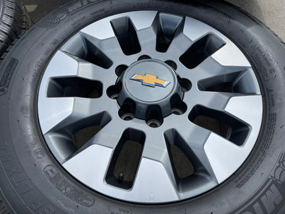 20" Chevy Silverado GMC Sierra AT4 2500 3500 OEM 5960 5947 wheels rims MICHELIN