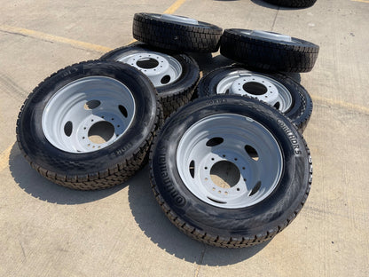 19.5" Ford F-450 Dually F-550 rims wheels RAM 4500 OEM 10x225 CONTINENTAL NEW