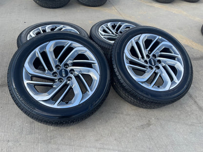 22" Lincoln Navigator OEM 94225 rims wheels BLACK LABEL BRIDGESTONE SET NEW
