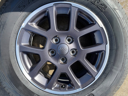 18" Jeep Gladiator Overland OEM wheels rims Wrangler 9241 96494 tires
