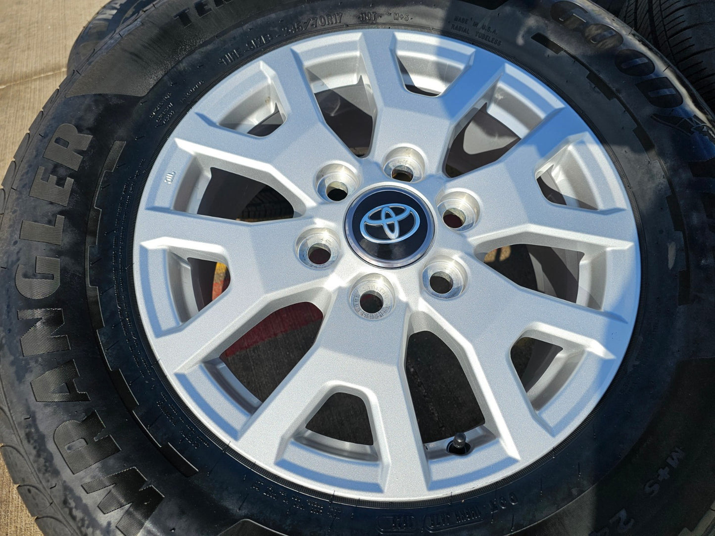 17" Toyota Tacoma 4Runner TRD OEM 94254 10637 wheels rims 2025 2026 GOODYEAR