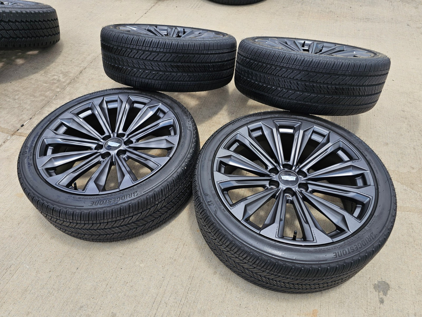 24" Cadillac Escalade V PLATINUM OEM wheels rims tires 2024 2025 2026 2027 NEW