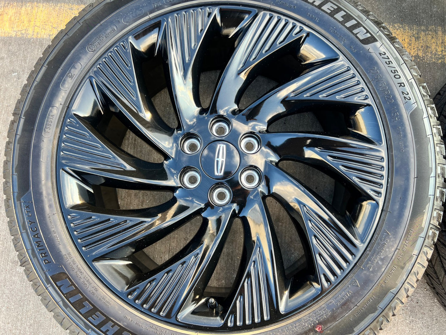 22" Lincoln Navigator OEM 10665 rims wheels BLACK LABEL 2025 2026 NEW