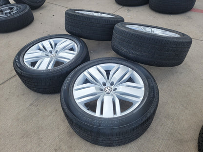 20" VW Atlas OEM wheels rims tires gray 70029 Audi Q7 Q8 2020 2021 2022 2023
