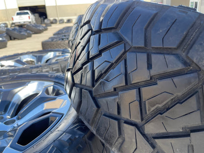 22" Dodge Ram 1500 OEM LIMITED Laramie wheels rims 2685 NITTO RIDGE GRAPPLER