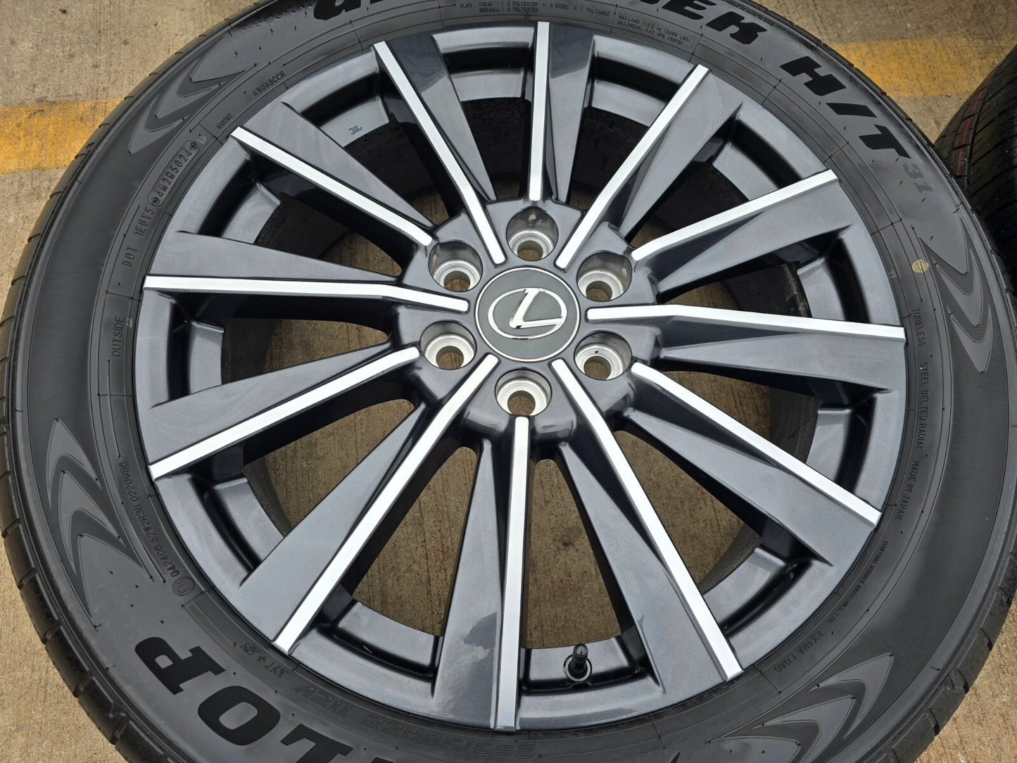 22" Lexus GX550 OEM wheels rims Toyota Land Cruiser Tundra 78519 LX600 2025 NEW