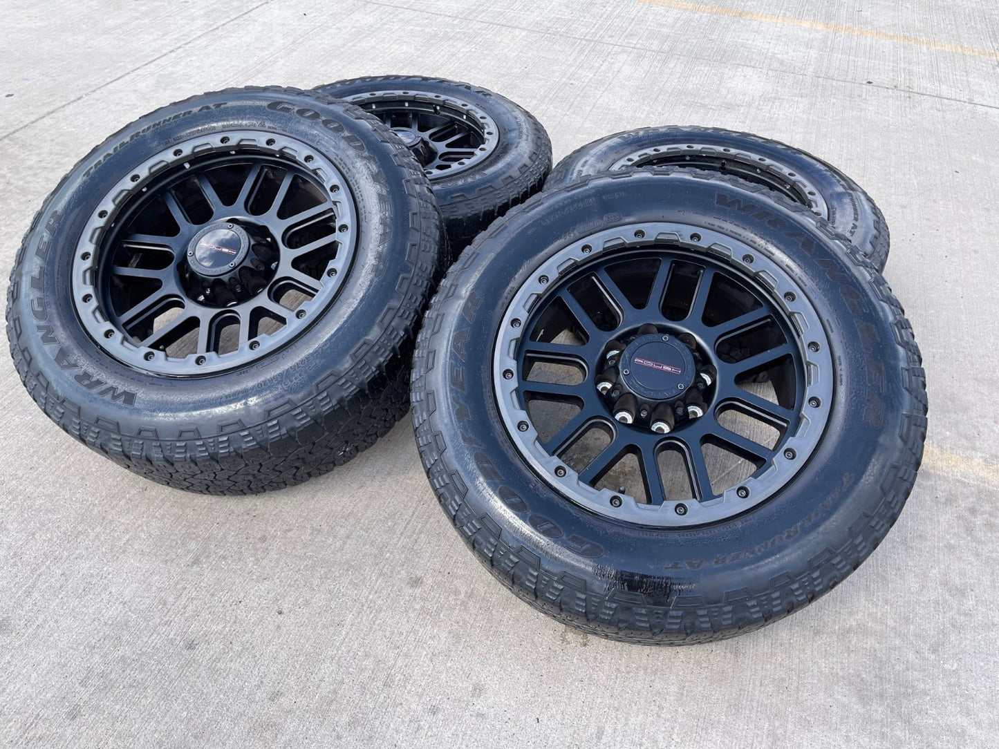 20" Ford F-250 F-350 ROUSH OEM rims wheels tires GOODYEAR