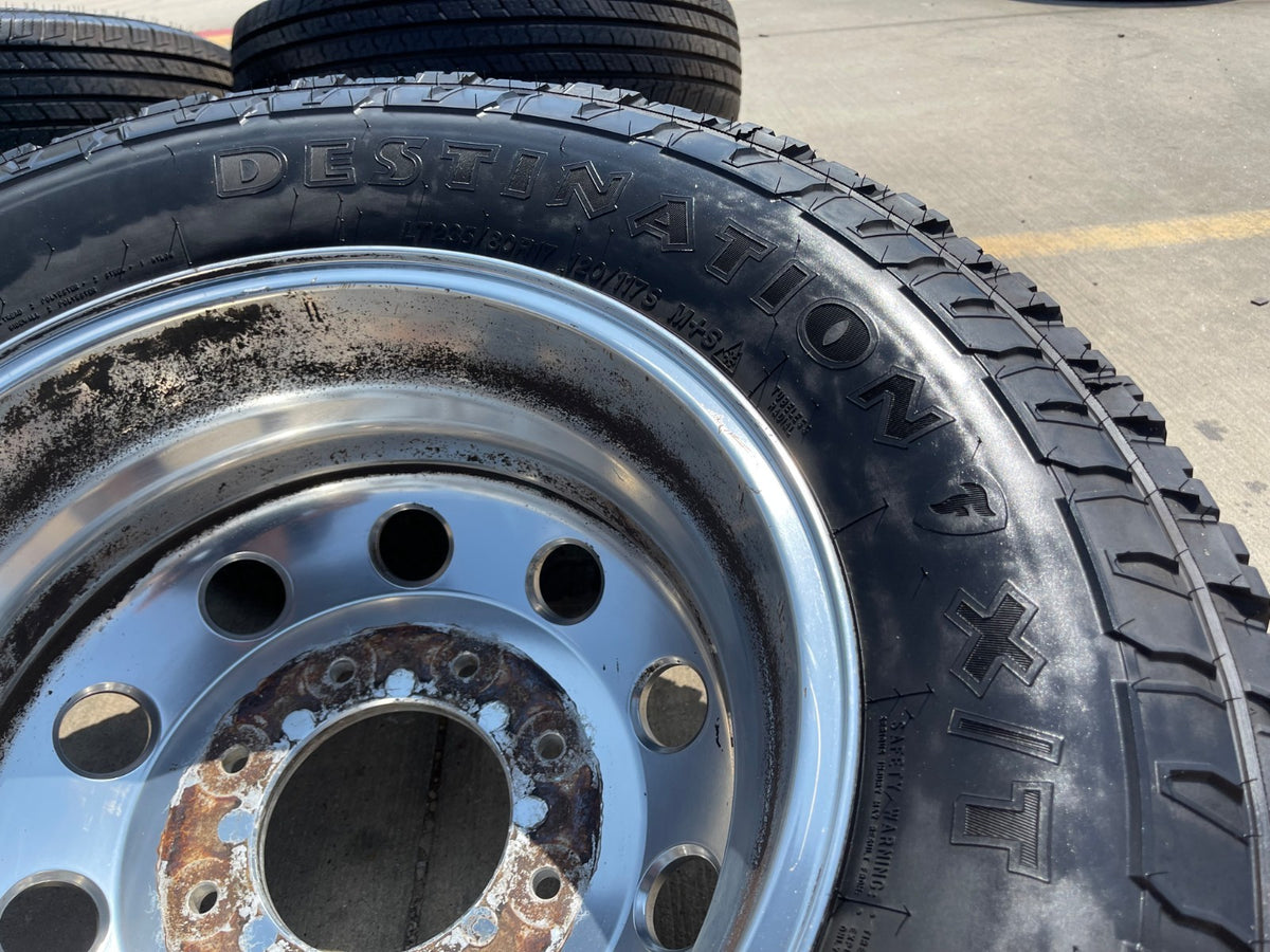 17" Dodge Ram 3500 Dually Laramie 8x200 wheels rims 2701 2702 OEM FIRESTONE