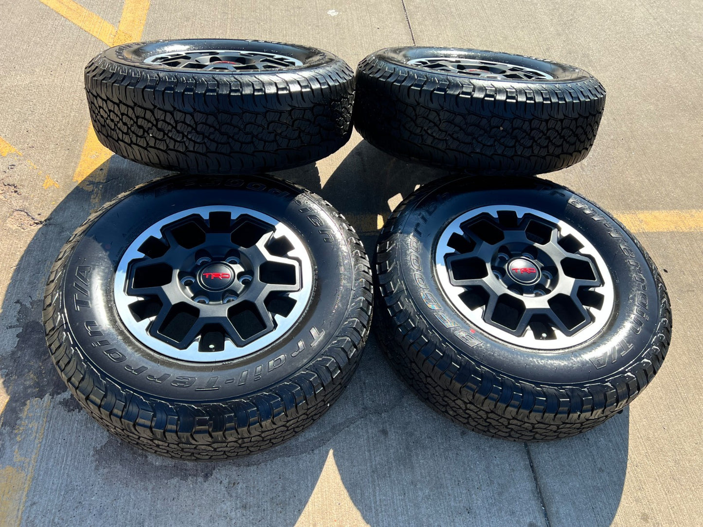 17" Toyota Tacoma 4Runner TRD OEM 10638 wheels rims 2024 2025 2026 BFG NEW