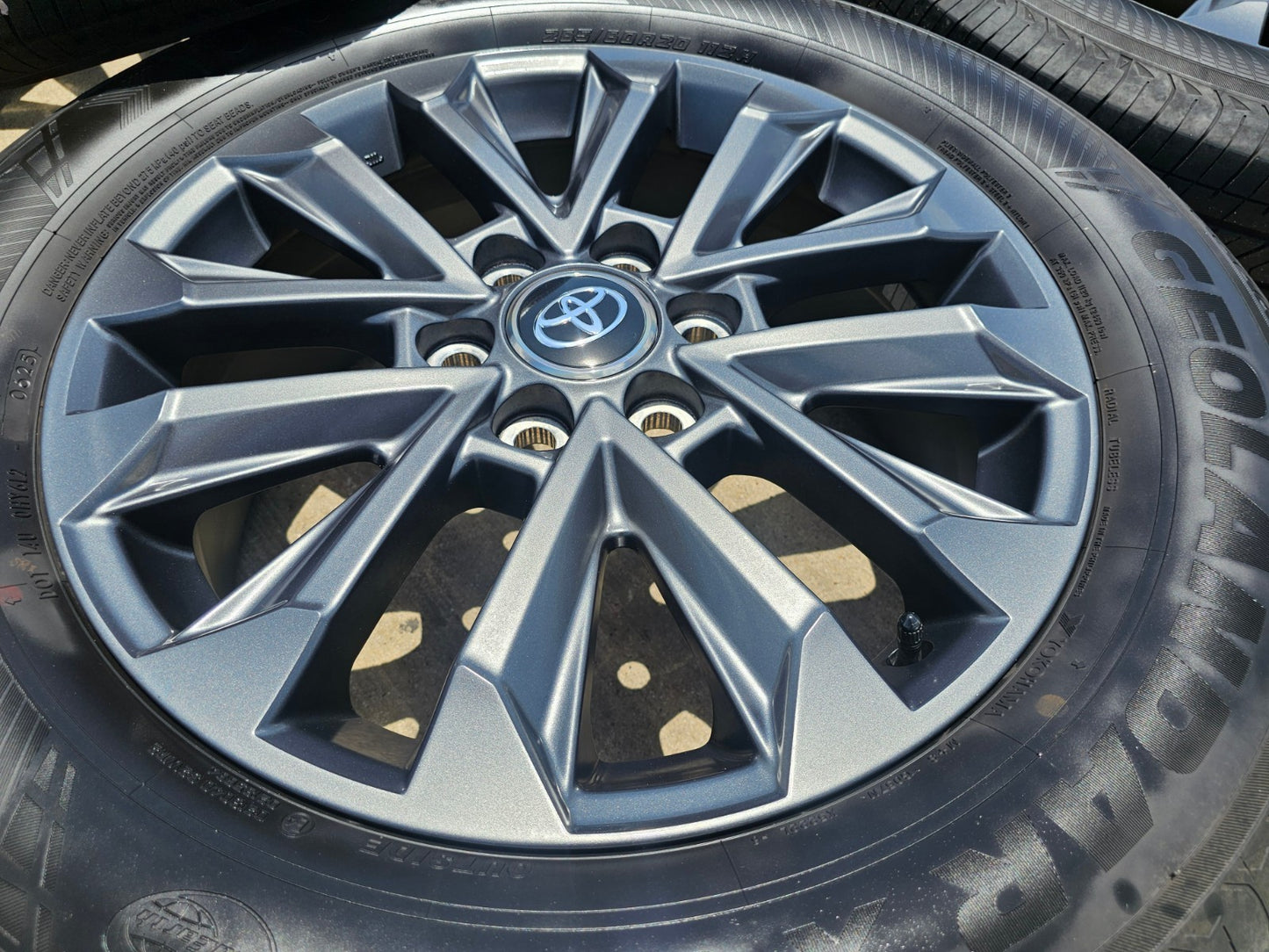 20" Toyota Land Cruiser OEM wheels rims 94057 Tundra Sequoia 2024 2025 2026