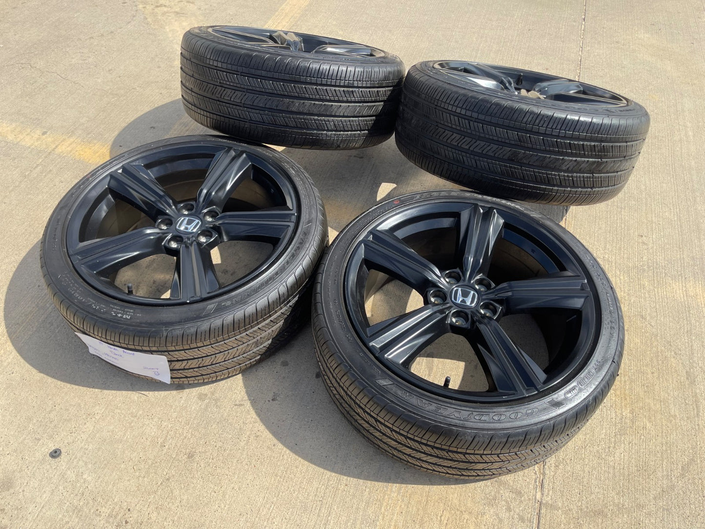 19" Honda Accord OEM Replica Sport wheels rims 60307 190340 Civic SET GOODYEAR