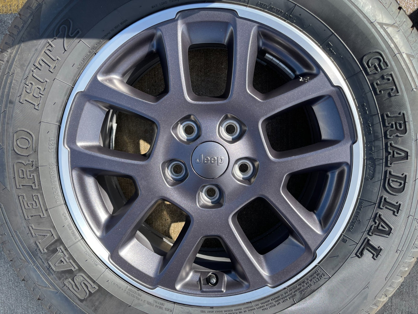 18" Jeep Gladiator Overland OEM wheels rims Wrangler 9241 96494 tires