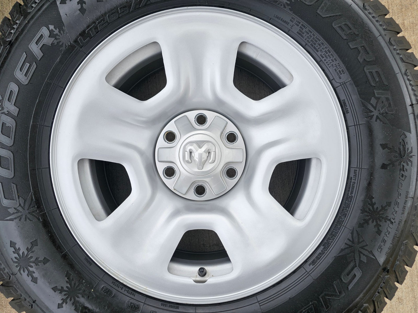 18" Ram 1500 OEM 2667 stock wheels rims SNOW tires 2022 2023 2024 2025 2026