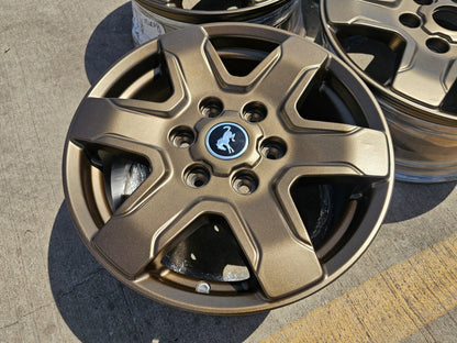 (4) 17" Ford Bronco wheels rims 95292 10383 SASQUATCH Ranger 2023 2024 2025 NEW