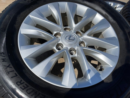 18" Lexus GX460 GX470 Tacoma 4Runner OEM CHROME wheels rims 74297 tires MICHELIN