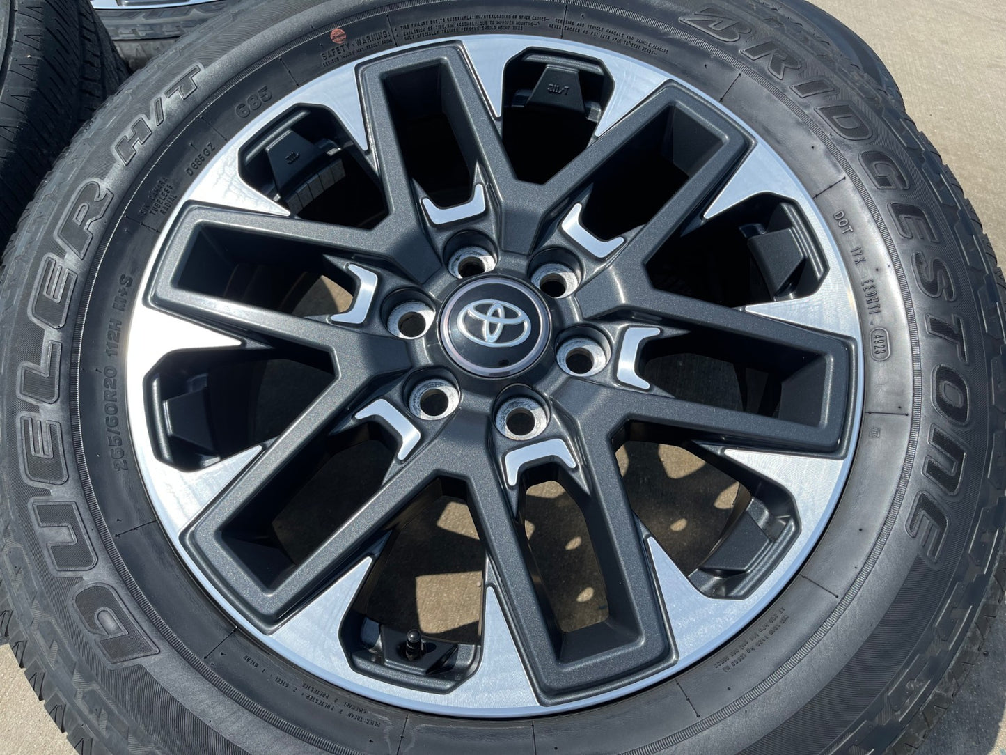 20" Toyota Tundra TRD wheels rims OEM TSS # 75276 95295 Sequoia SET BRIDGESTONE