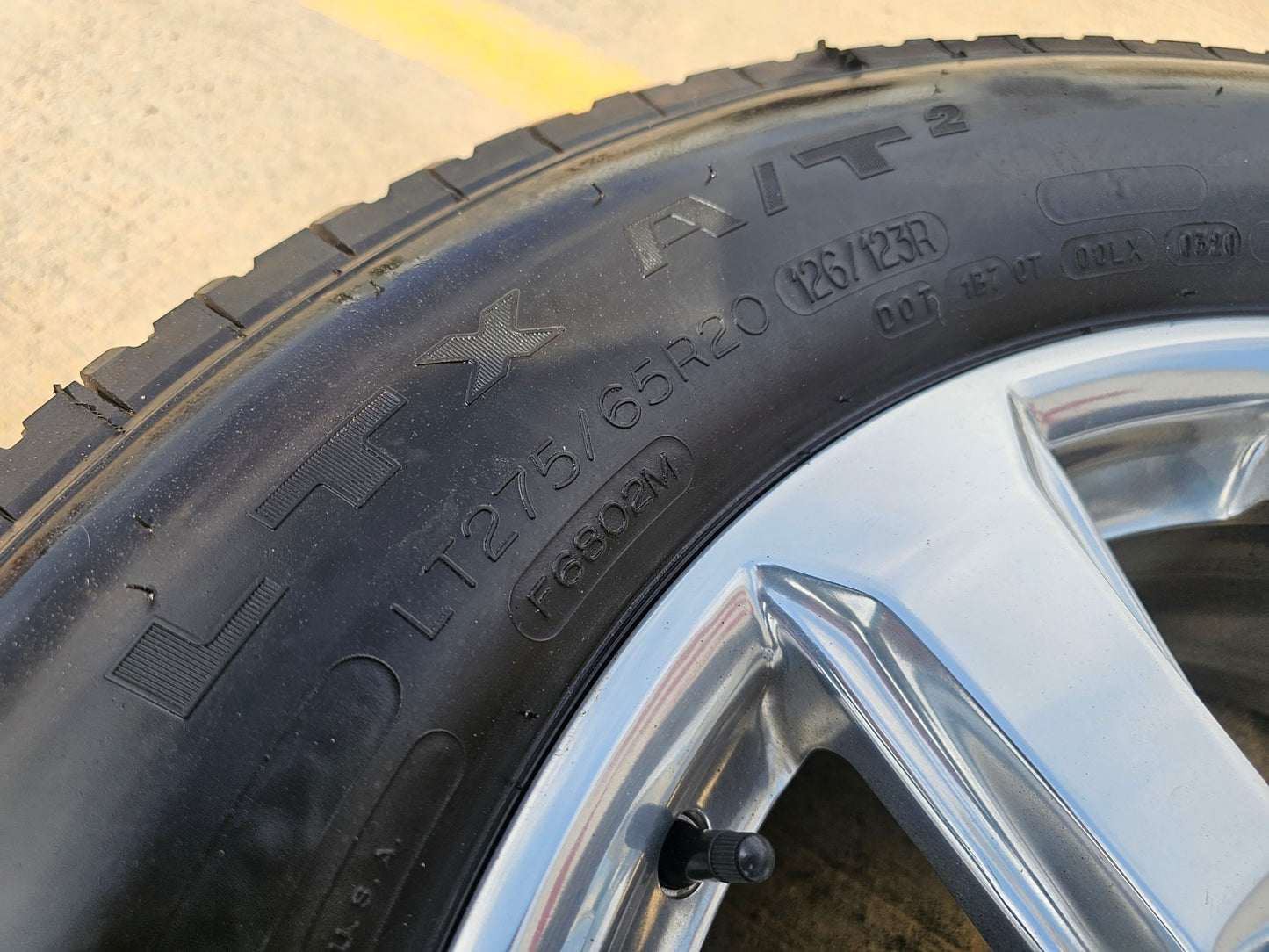 20" Ford F-250 F-350 Platinum OEM rims wheels 10103 tires MICHELIN A/T2