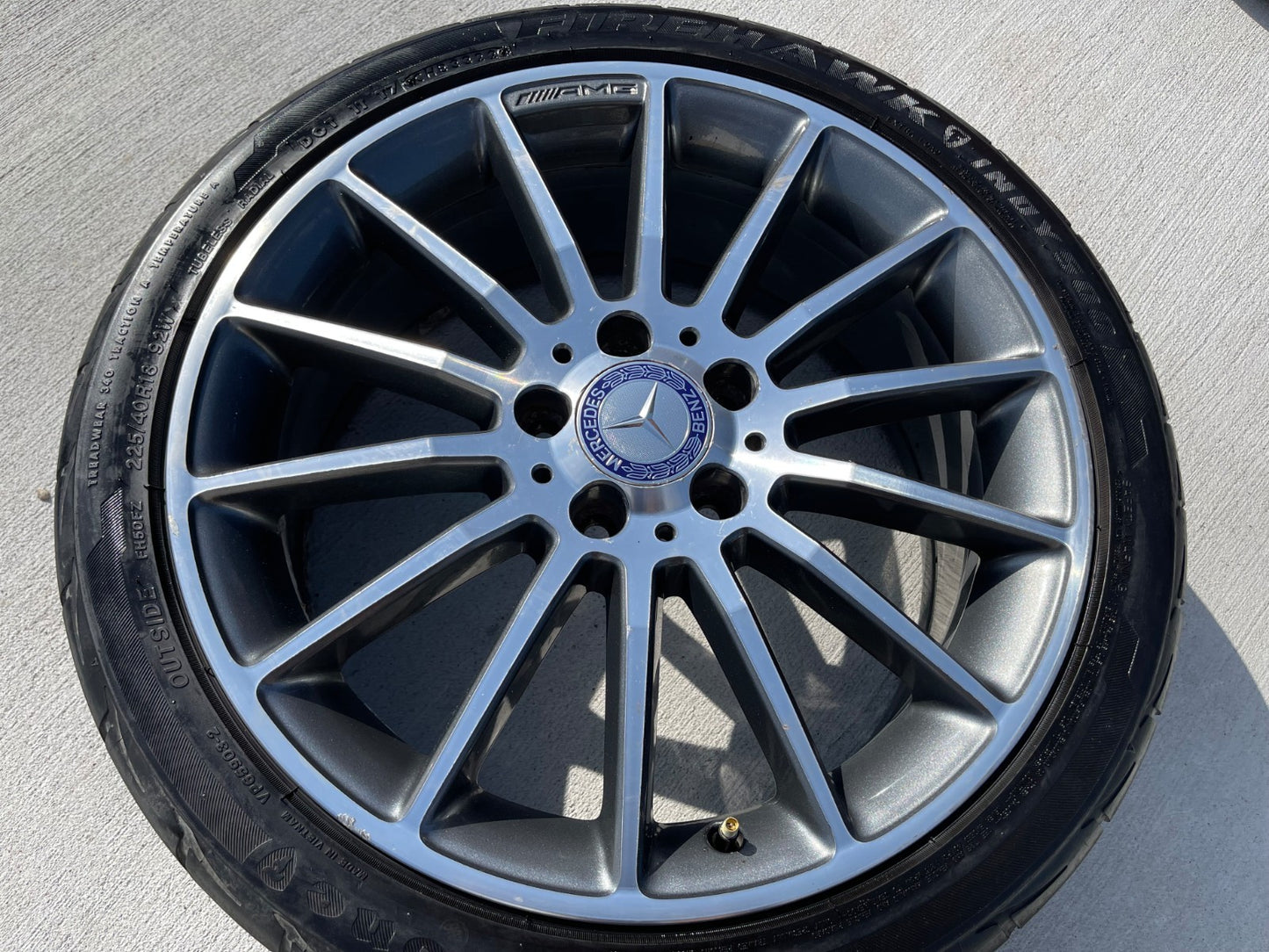 18" 18x7.5 Mercedes CLA250 C E S Class OEM A1764010200 wheel rim tire