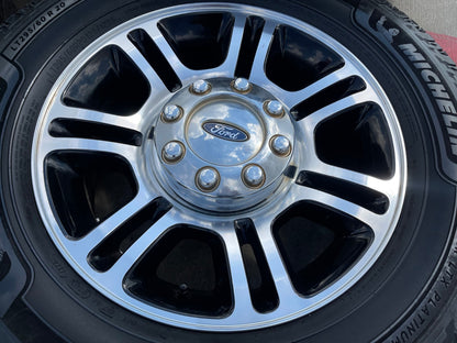 20" Ford F-250 F-350 OEM 3951 3845 LARIAT rims wheels tires MICHELIN DEFENDER