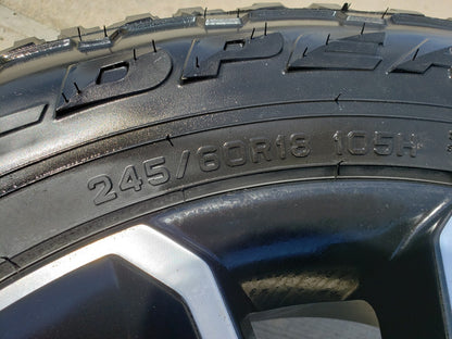 18" Hyundai Santa Cruz OEM wheels rims 95231 180411 Black 2024 2025 2026 A/T NEW