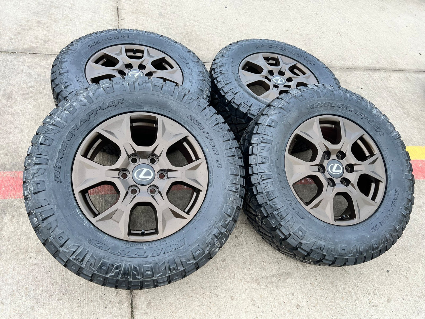 18" Lexus GX550 OEM 10544 wheels rims BRONZE Toyota Land Cruiser Tundra NEW