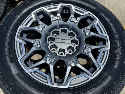 (5) 22" Hummer EV HEV 2500 OEM 8x165 14094 wheels rims 2025 2026 NEW GOODYEAR