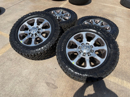 20" Dodge Ram 2500 3500 LARAMIE OEM 2698 wheels rims TAN SET DURATRAC A/T NEW