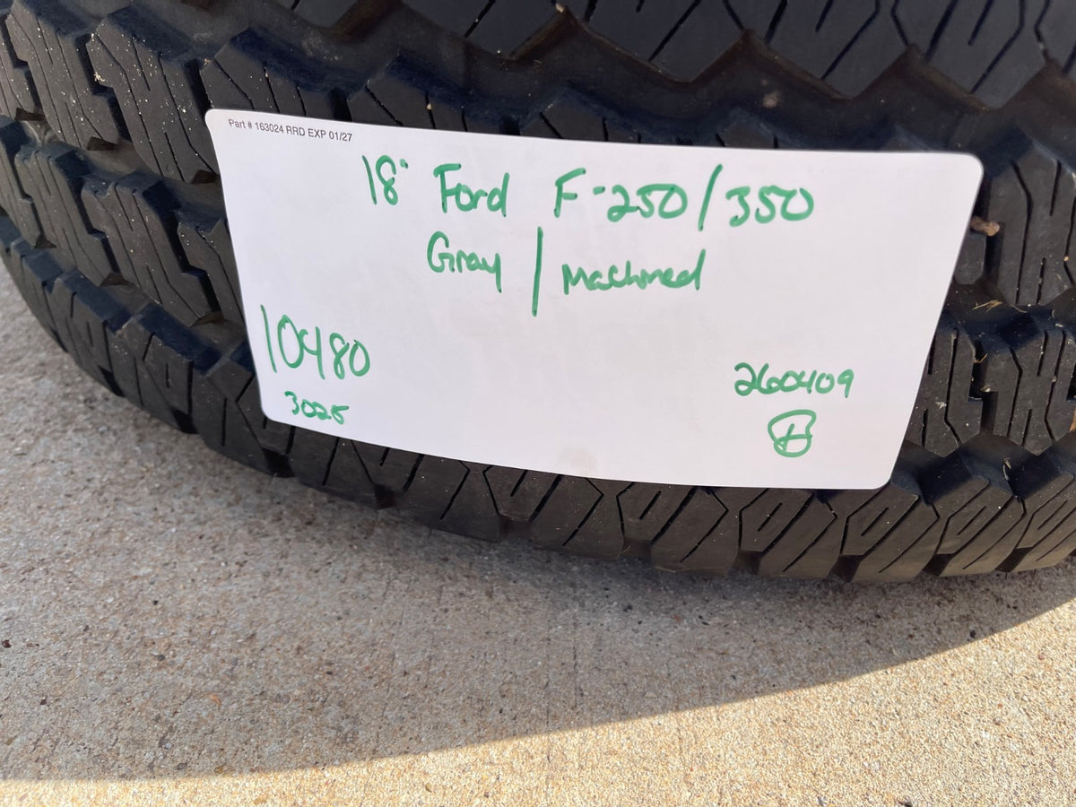 18" Ford F-250 F-350 Lariat FX-4 OEM wheels 10480 10298 tires BRIDGESTONE SET