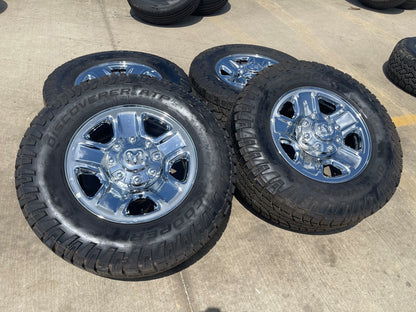 18" Dodge Ram 2500 3500 STEEL chrome OEM 2473 wheels rims SET COOPER