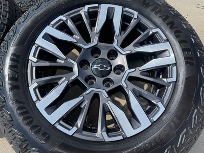 20" Chevy Silverado Z71 GMC Sierra Canyon OEM wheels rims 2025 2026 2027 SET
