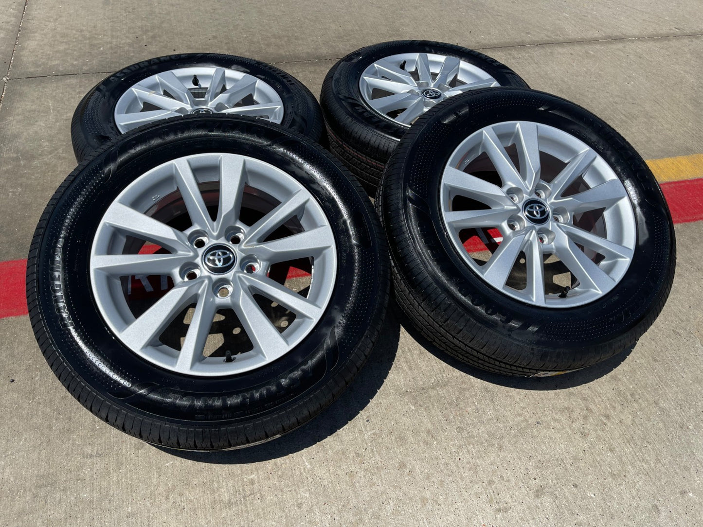 16" Toyota Camry XSE OEM 95969 wheels rims 2023 2024 2025 2026 2027 GOODYEAR NEW