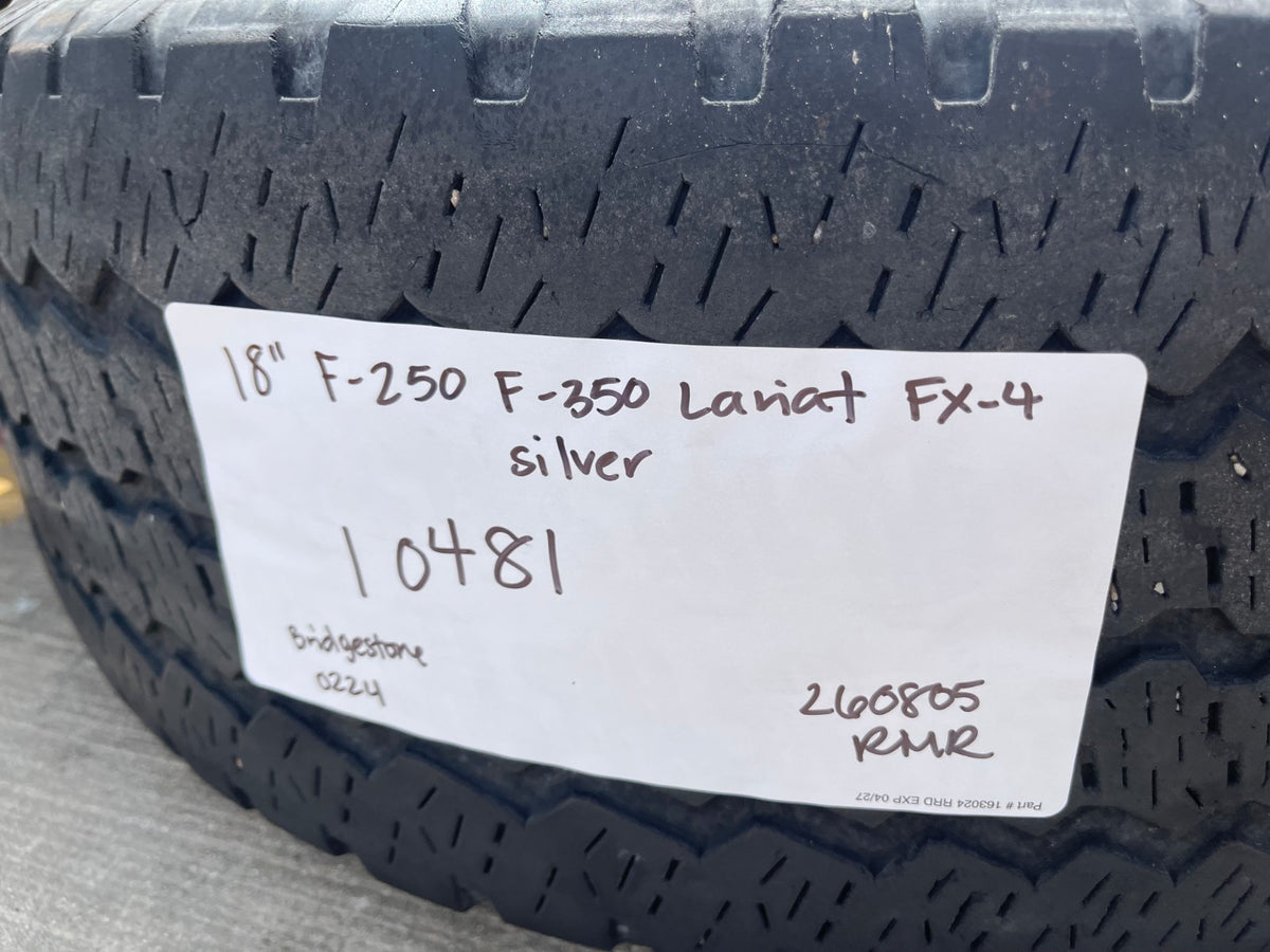 18" Ford F-250 F-350 Lariat FX-4 wheels rims SET OEM RIM# 10481 FITS 2006-2027