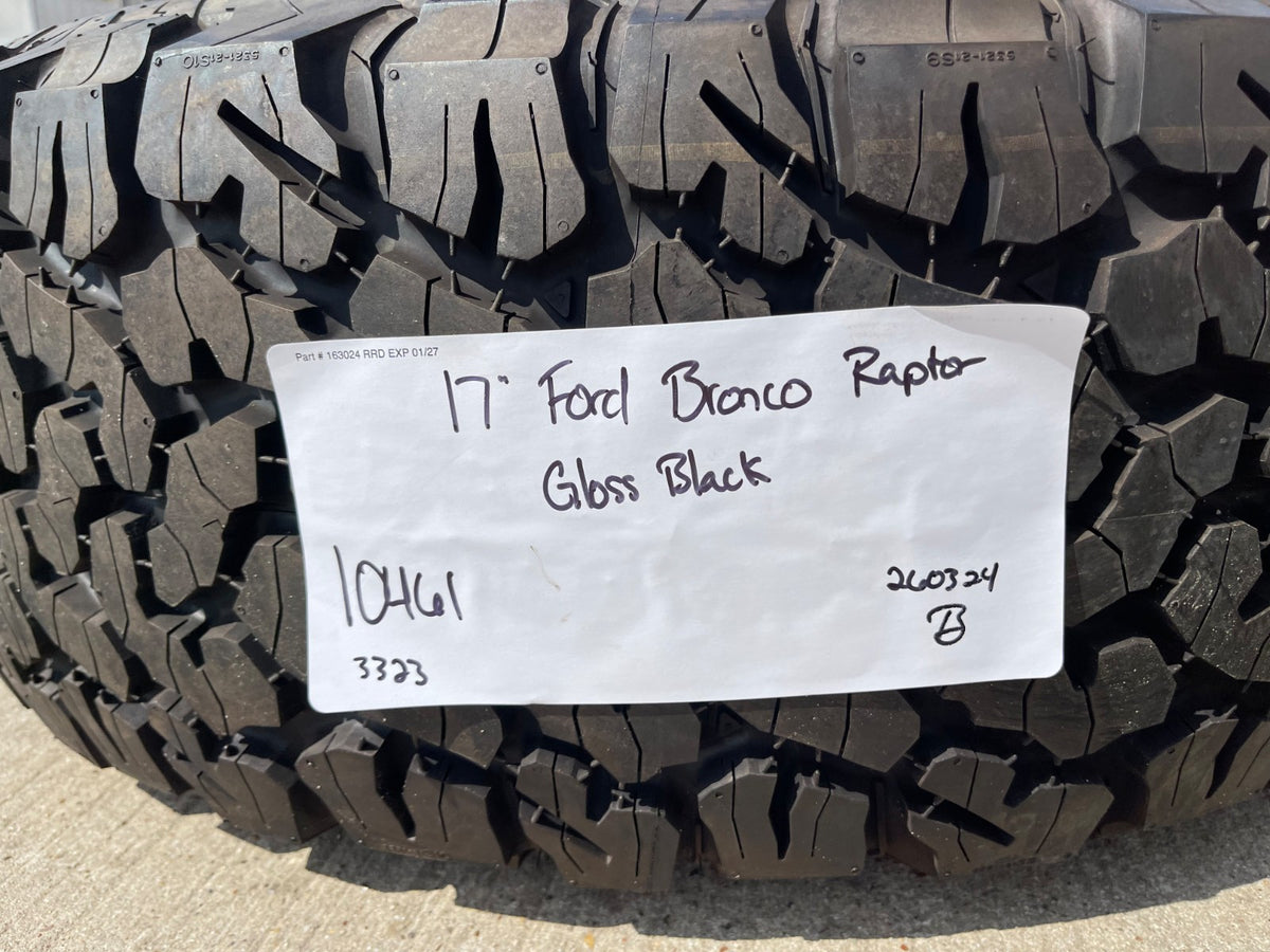 17" Ford F-150 Raptor Bronco OEM 10461 rim wheel spare 2024 2025 2026 BFG NEW