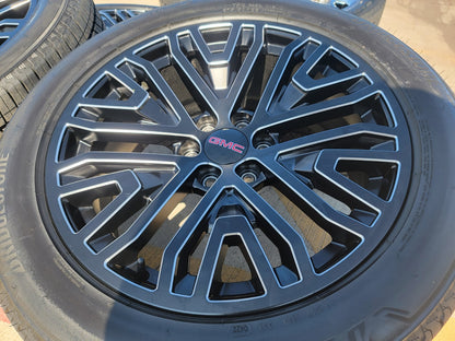 22" Chevy Silverado GMC OEM black Yukon Tahoe 5906 wheels rims 2024 2025 NEW