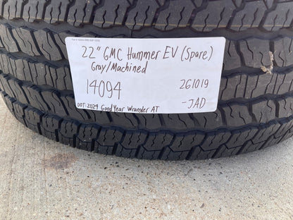 (1) 22" Hummer EV HEV 2500 OEM 14094 wheel rim 2024 2025 2026 2027 NEW GOODYEAR