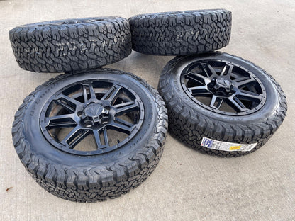 20" Toyota Tundra Sequoia T FORCE TSS TRD OEM black wheels rims 5x150 NEW BFG