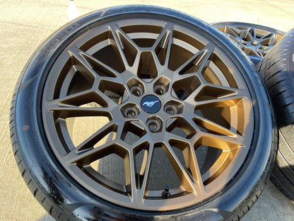 19" Ford Mustang GT Track Pack OEM 10600 10603 Bronze wheels rims 2025 2026 NEW