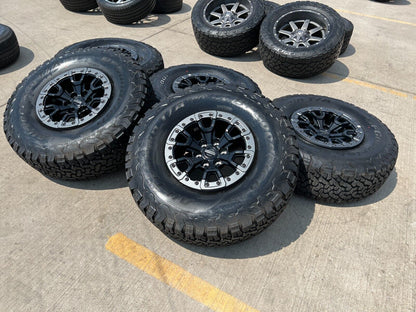 17" Ford F-150 Raptor Bronco R OEM BEADLOCK rims wheels 37" tires 2023 2024 NEW