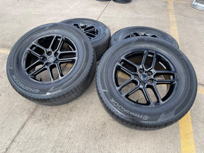 18" Ford Taurus Explorer OEM 10698 rims wheels black 2023 2024 2025 2026 HANKOOK
