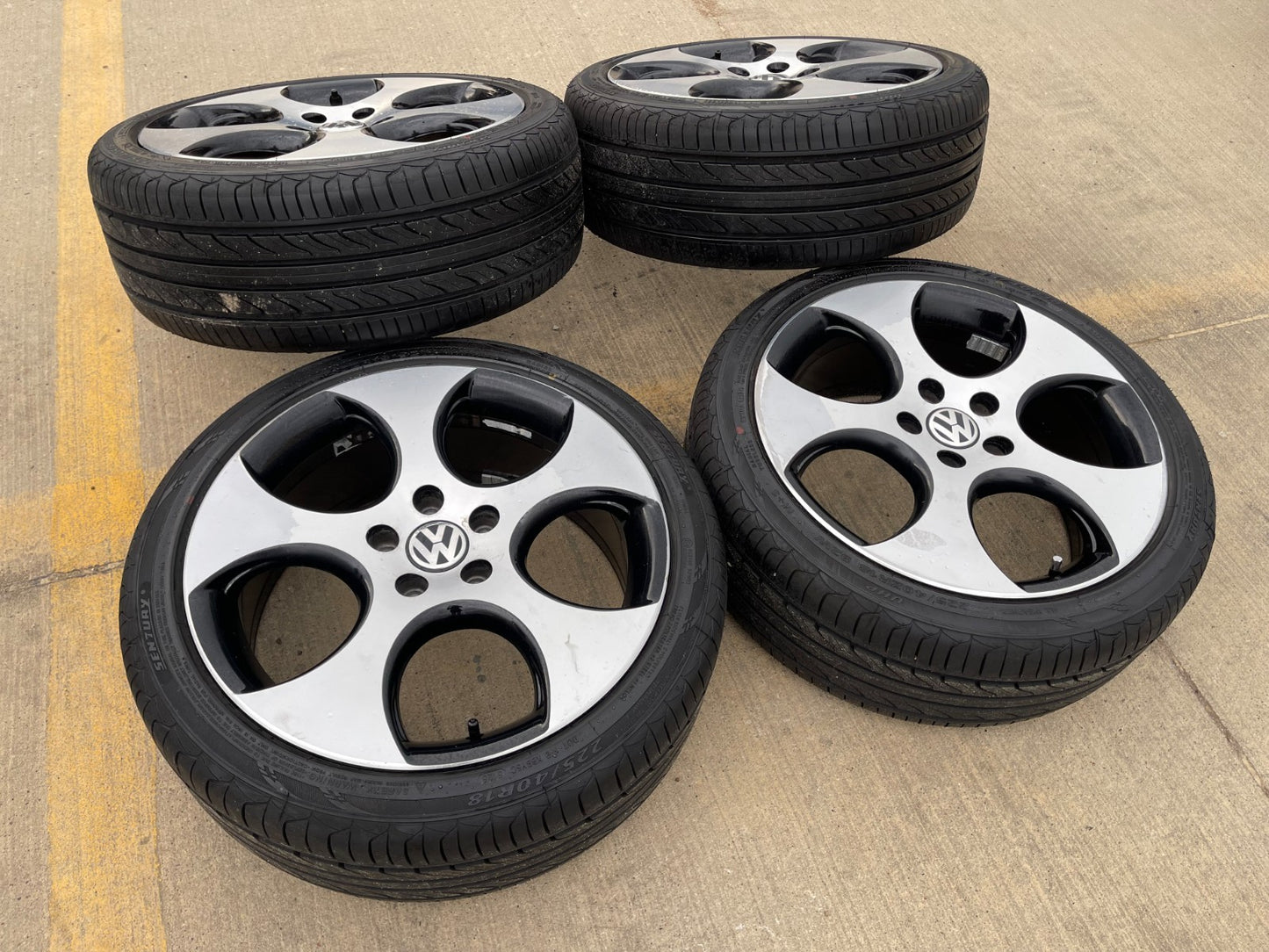 18" VW Golf GTI Beetle OEM wheels rims 69822 Jetta Passat Audi A3 A4 A5 SET