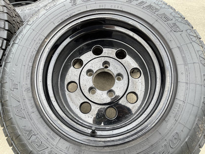 15" 15x10 Vision American Muscle 531 Jeep Wrangler wheels rims 5x114.3 5x4.5