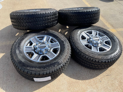 18" Ford F-250 F-350 Lariat FX-4 OEM wheels 10480 10298 tires BRIDGESTONE A/T
