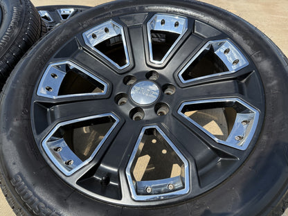 22" GMC Sierra Yukon Tahoe Escalade OEM Replica 5660 wheels rims tires SET